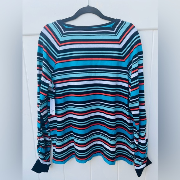 Crown & Ivy Long Sleeve Sweatshirt size large NWT - Picture 2 of 8